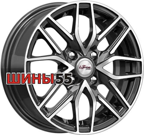 Диск iFree Кайкос (КС1001) 5,5x14 4x98 ET35 58,5 Блэк Джек