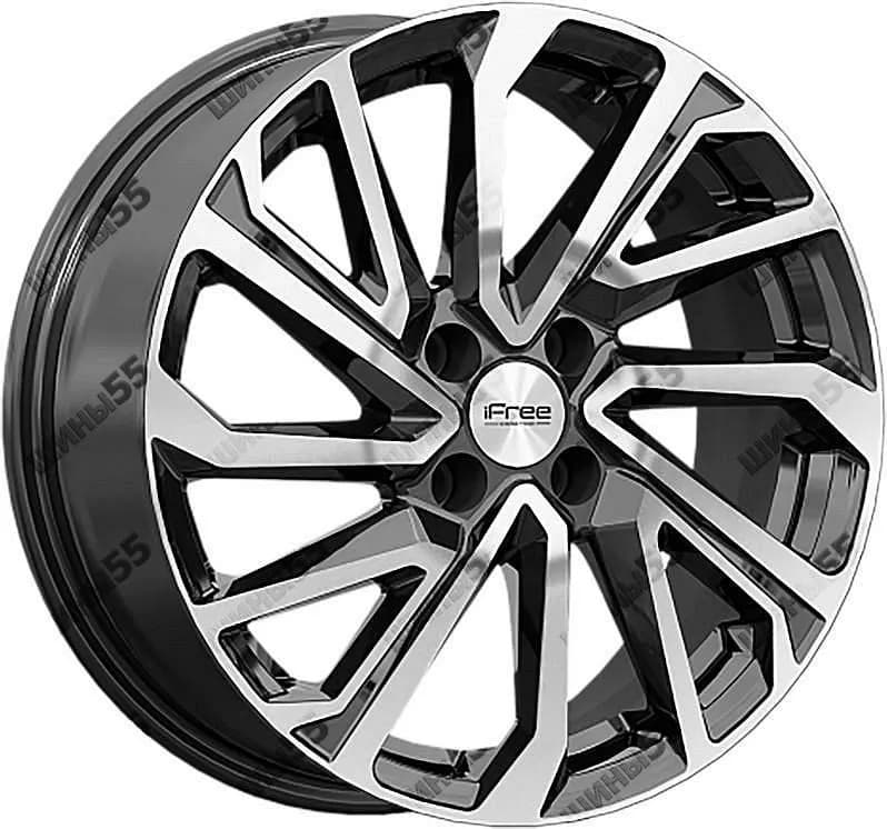 Диск iFree Неом (Rio/Solaris) (КС1172) 6,5x16 4x100 ET46 54,1 Алмаз черный