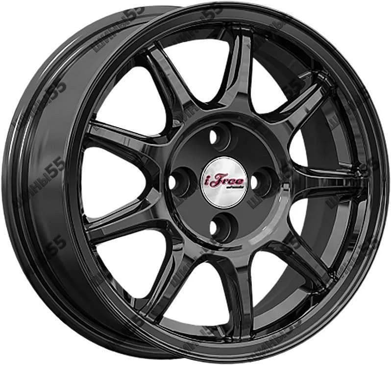 Диск iFree Uno Эвил (КС1068) 5,5x14 4x98 ET35 58,5 BK