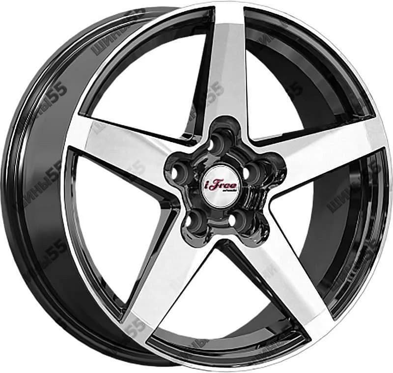 Диск iFree Uno Токен (КС1127) 6,5x17 5x108 ET33 60,1 Блэк Джек