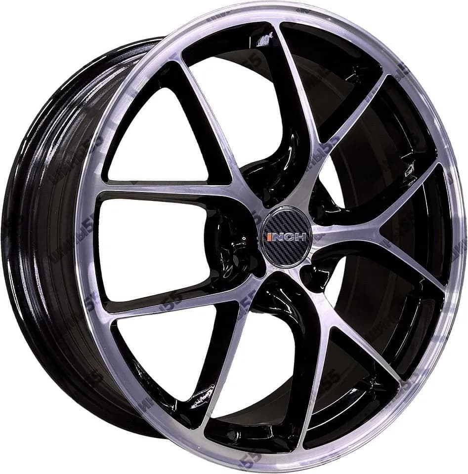 Диск INCH FA8538 7x17 5x105 ET38 56,6 Gloss Black Machined Face