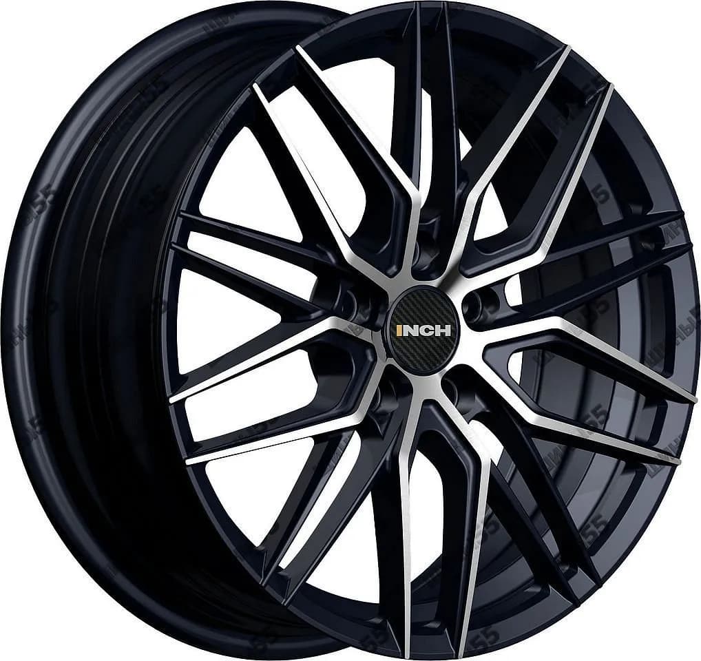 Диск INCH FA8539 7x17 5x100 ET48 56,1 Gloss Black Machined Face
