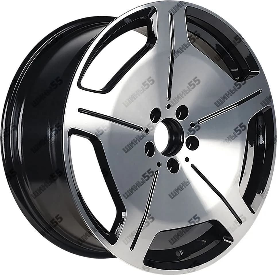 Диск INCH ULF-R20 8,5x20 5x112 ET36 66,56 Black machine face+milling spokes before painting