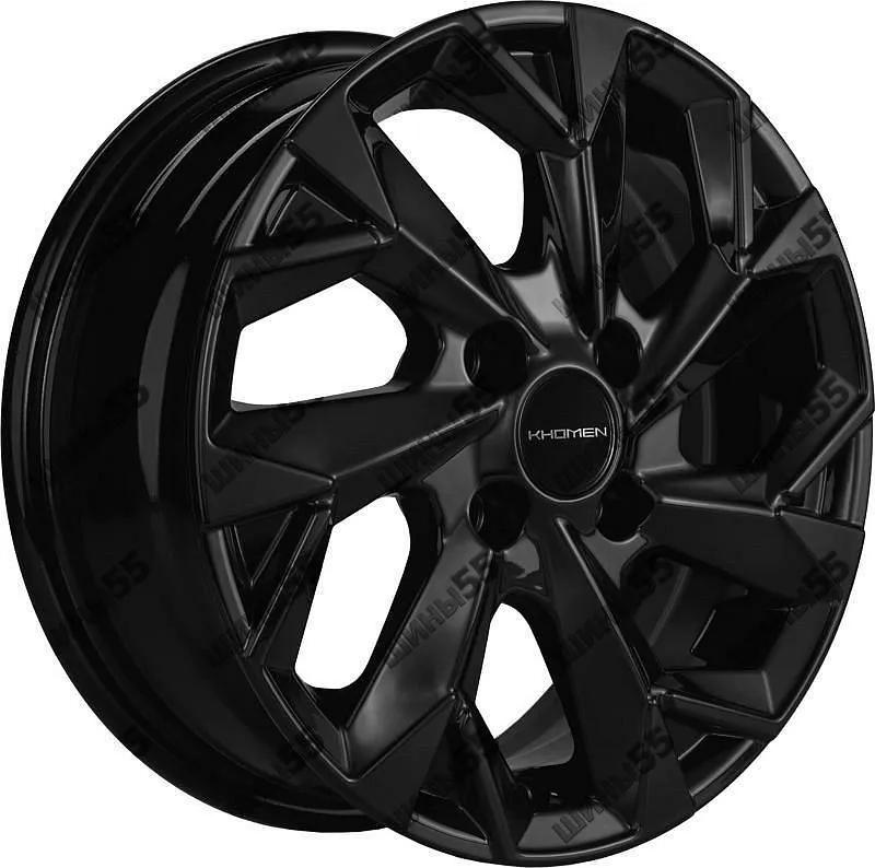 Диск Khomen Wheels KHW1402 (Alsvin/Getz/i20) 5,5x14 4x100 ET46 54,1 Black