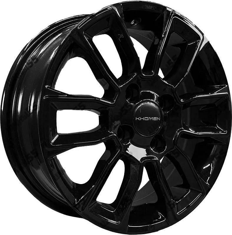 Диск Khomen Wheels KHW1406 (Accent/Getz/i20) 5,5x14 4x100 ET38 67,1 Black