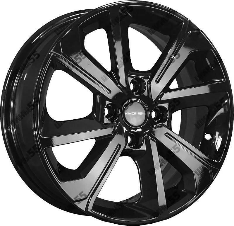Диск Khomen Wheels KHW1501 (Lada Granta) 6x15 4x98 ET36 58,6 Black