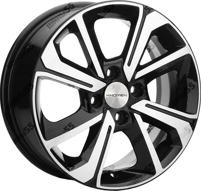 Диск Khomen Wheels KHW1501 (Nexia) 6x15 4x100 ET45 56,6 Black-FP