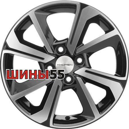 Диск Khomen Wheels KHW1501 (Rio/Solaris) 6x15 4x100 ET46 54,1 Black-FP