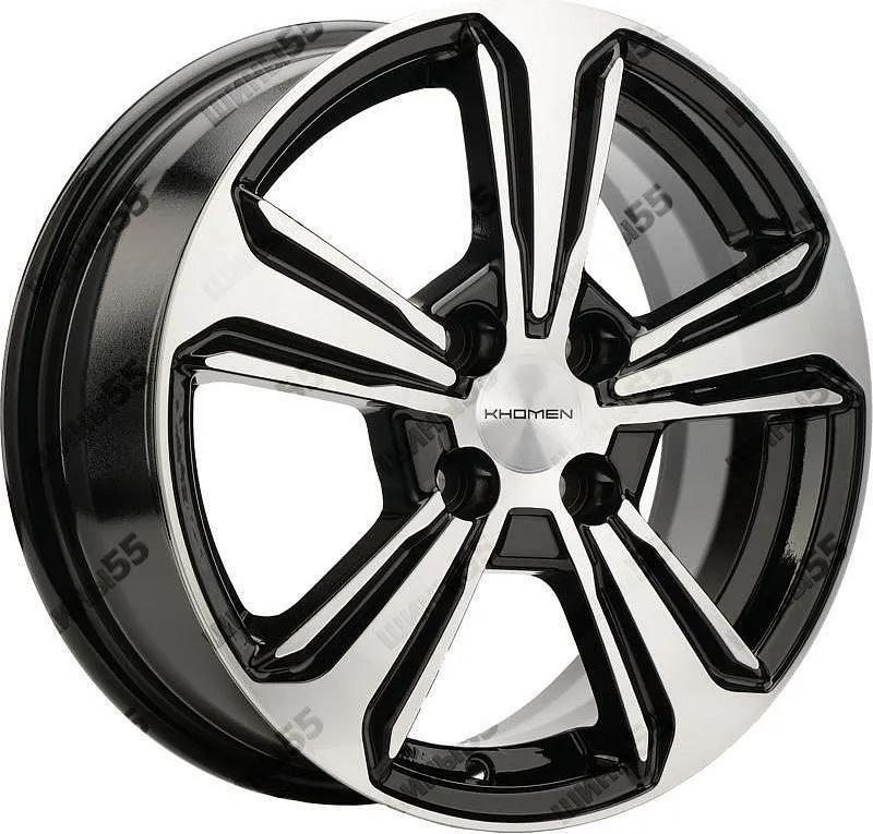 Диск Khomen Wheels KHW1502 (Nexia) 6x15 4x100 ET45 56,6 Black-FP