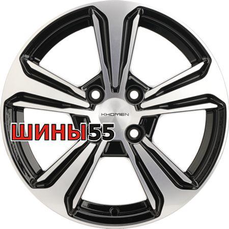 Диск Khomen Wheels KHW1502 (Solano) 6x15 4x100 ET45 54,1 Black-FP