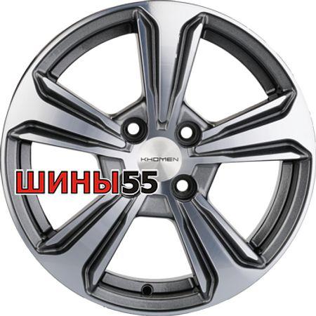 Диск Khomen Wheels KHW1502 (Vesta) 6x15 4x100 ET50 60,1 G-Silver-FP