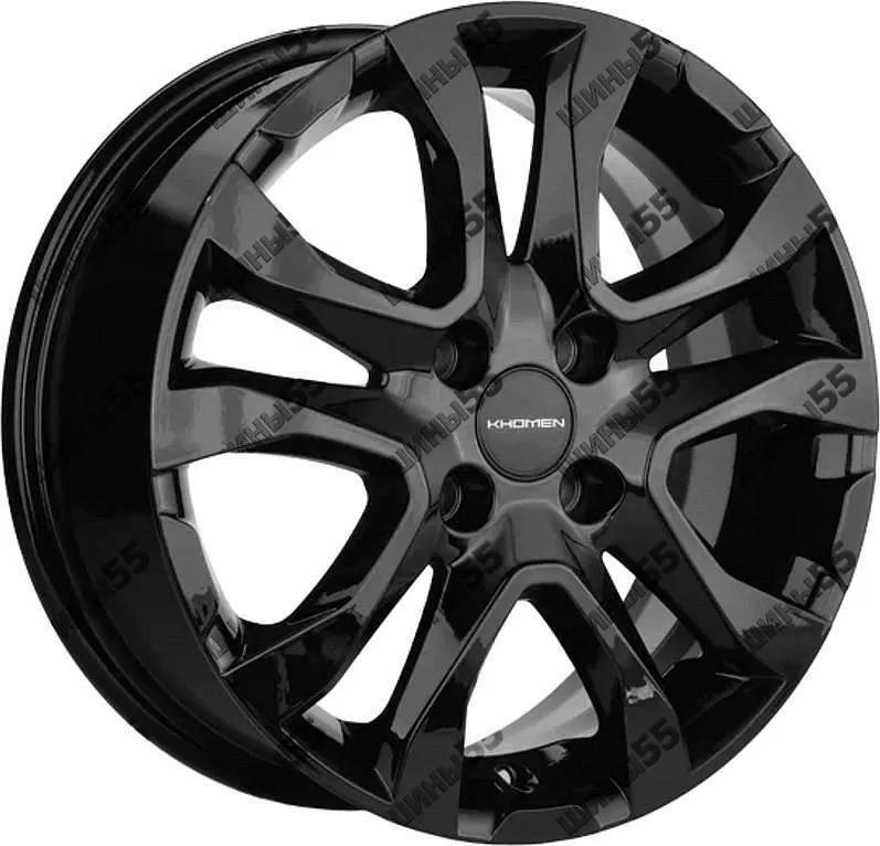 Диск Khomen Wheels KHW1503 (Logan/Sandero/Xray) 6x15 4x100 ET40 60,1 Black