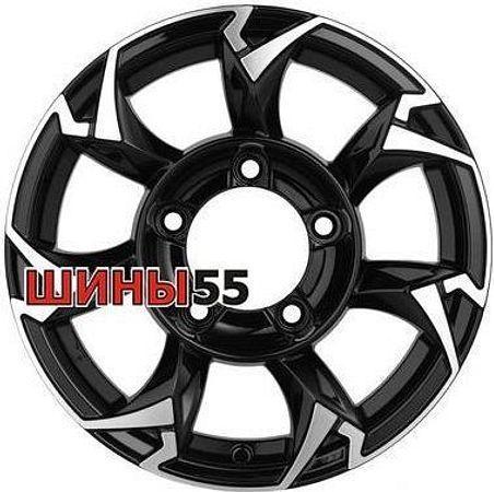 Диск Khomen Wheels KHW1505 (Jimny) 5,5x15 5x139,7 ET5 108,1 Black-FP