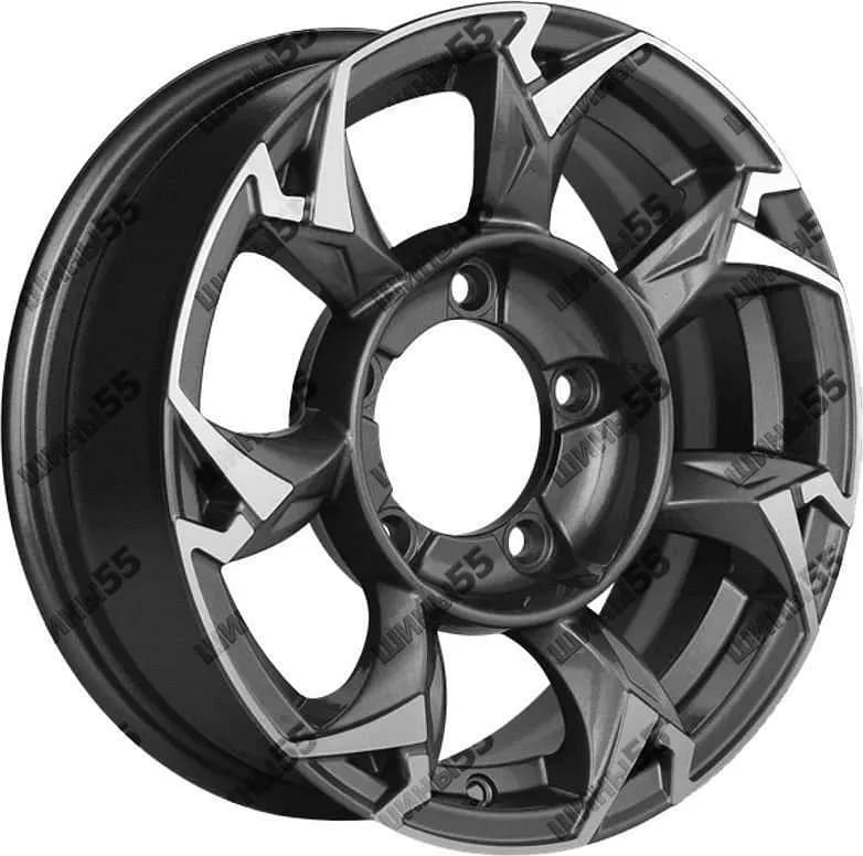 Диск Khomen Wheels KHW1505 (Lada NIVA 4x4) 5,5x15 5x139,7 ET5 98,5 Gray-FP