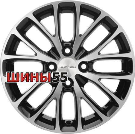 Диск Khomen Wheels KHW1506 (Rio/Solaris) 6x15 4x100 ET46 54,1 Black-FP