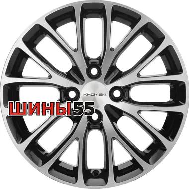 Диск Khomen Wheels KHW1506 (Vesta) 6x15 4x100 ET50 60,1 Black-FP