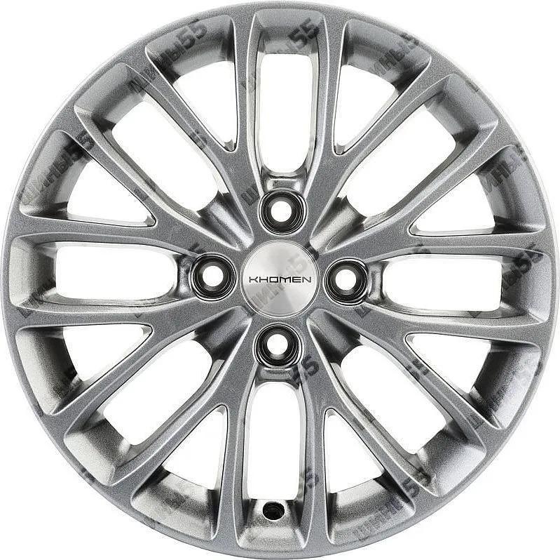 Диск Khomen Wheels KHW1506 (XRay) 6x15 4x100 ET37 60,1 G-Silver