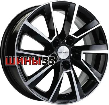 Диск Khomen Wheels KHW1507 (Rapid/Fabia) 6x15 5x100 ET38 57,1 Black-FP