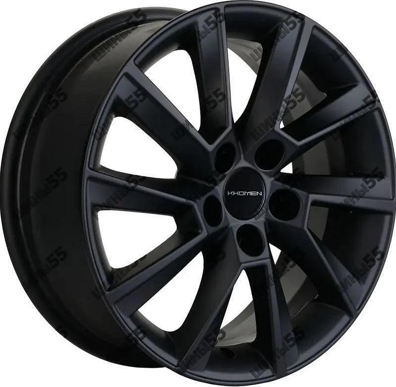 Диск Khomen Wheels KHW1507 (Rapid/Fabia) 6x15 5x100 ET38 57,1 Black matt