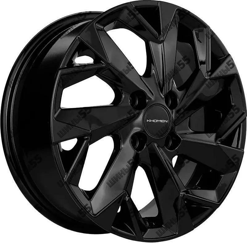 Диск Khomen Wheels KHW1508 (Logan/Sandero) 6x15 4x100 ET40 60,1 Black