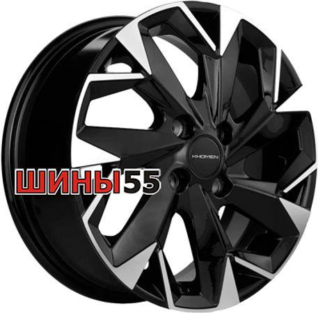 Диск Khomen Wheels KHW1508 (Rio/Solaris) 6x15 4x100 ET46 54,1 Black-FP