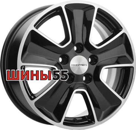 Диск Khomen Wheels KHW1601 (Mitsubishi) 6,5x16 5x114,3 ET46 67,1 Black-FP