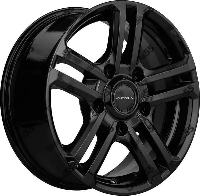 Диск Khomen Wheels KHW1602 (Niva 4x4) 6,5x16 5x139,7 ET40 98,5 Black