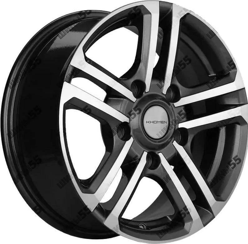 Диск Khomen Wheels KHW1602 (Niva 4x4) 6,5x16 5x139,7 ET40 98,5 Gray-FP