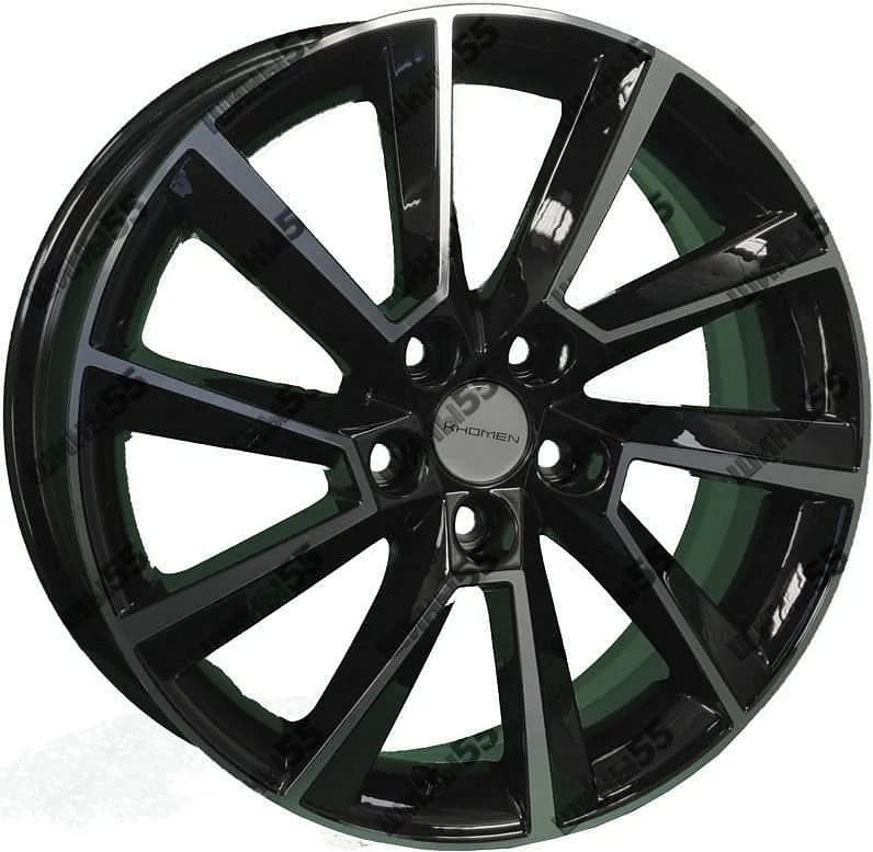 Диск Khomen Wheels KHW1604 (Aveo) 6x16 5x105 ET39 56,6 Black-FP