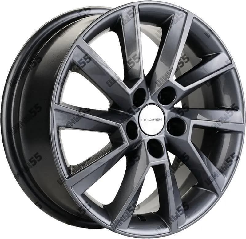 Диск Khomen Wheels KHW1604 (Kamiq/Rapid/Scala) 6x16 5x100 ET38 57,1 Gray
