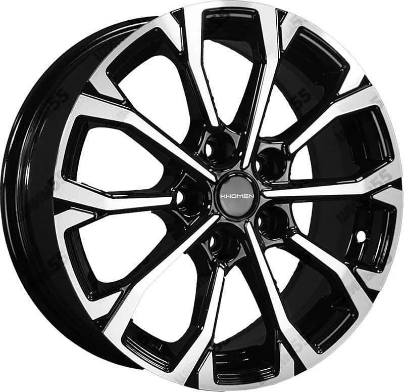 Диск Khomen Wheels KHW1605 (Renault/Nissan) 6,5x16 5x114,3 ET50 66,1 Black-FP
