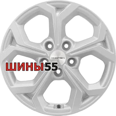 Диск Khomen Wheels KHW1606 (Ceed/Elantra) 6,5x16 5x114,3 ET50 67,1 F-Silver