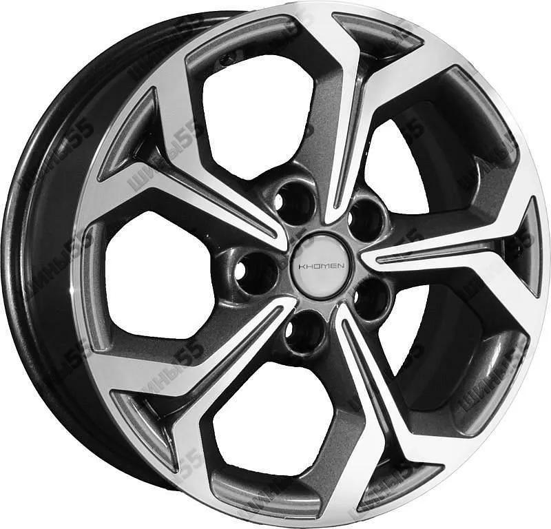 Диск Khomen Wheels KHW1606 (Huyndai/Kia) 6,5x16 5x114,3 ET43 67,1 Gray-FP