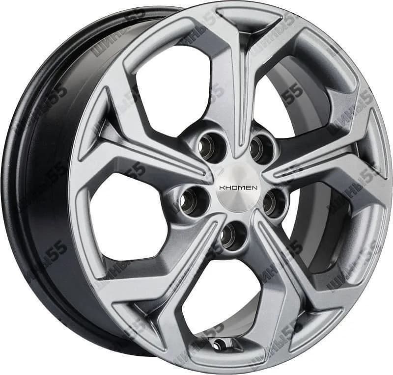 Диск Khomen Wheels KHW1606 (Huyndai/Kia) 6,5x16 5x114,3 ET50 67,1 G-Silver