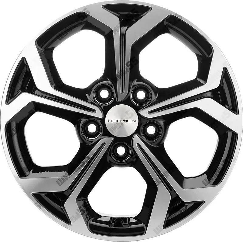 Диск Khomen Wheels KHW1606 (Mitsubishi) 6,5x16 5x114,3 ET46 67,1 Black-FP