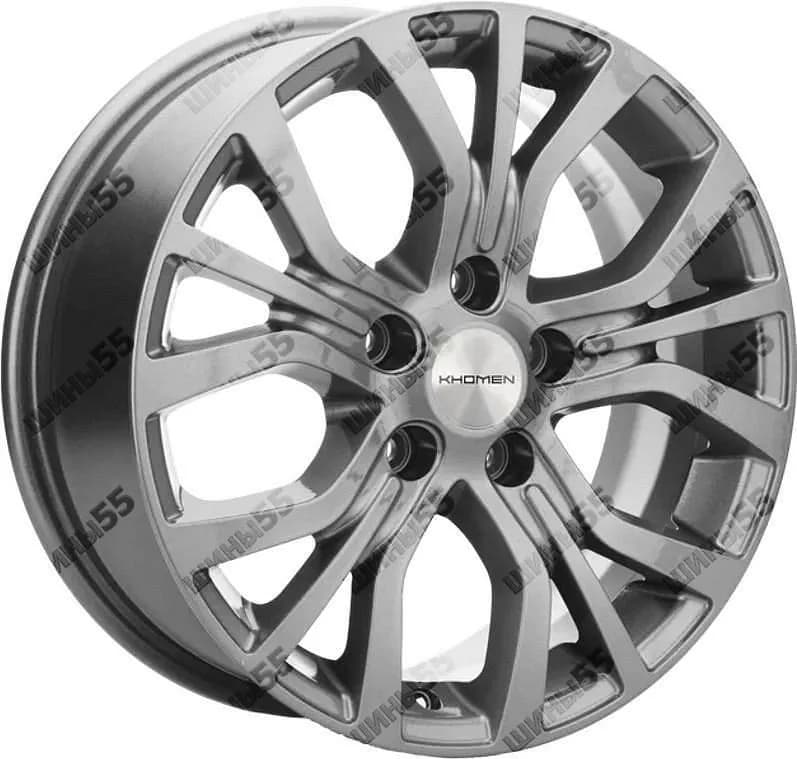 Диск Khomen Wheels KHW1608 (Actyon) 6,5x16 5x112 ET40 66,6 Gray