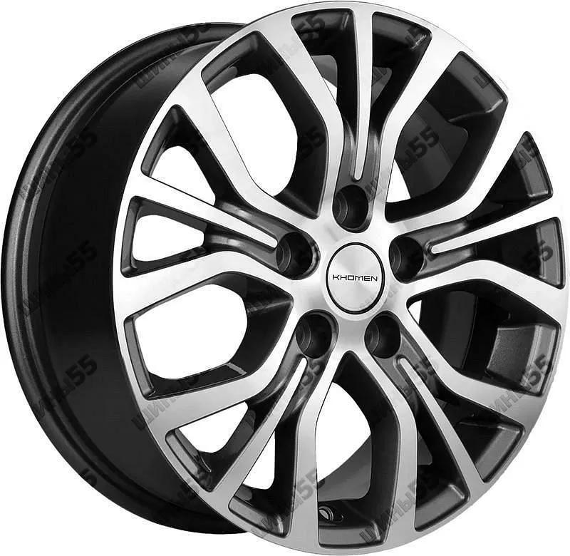 Диск Khomen Wheels KHW1608 (Changan CS35 Plus) 6,5x16 5x110 ET46 63,3 Gray-FP