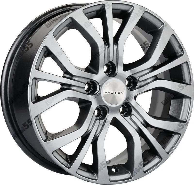 Диск Khomen Wheels KHW1608 (Huyndai/Mazda) 6,5x16 5x114,3 ET45 67,1 G-Silver
