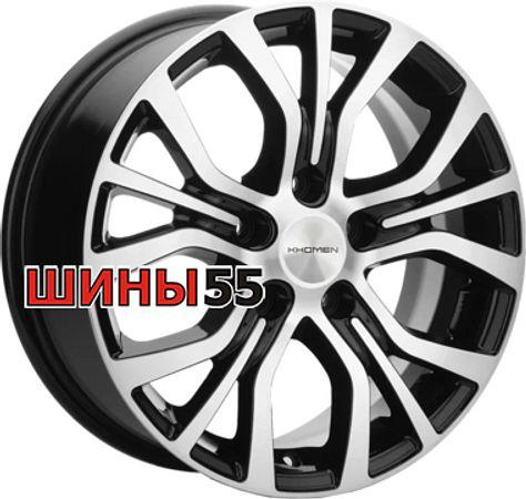 Диск Khomen Wheels KHW1608 (Opel Zafira) 6,5x16 5x110 ET43 65,1 Black-FP