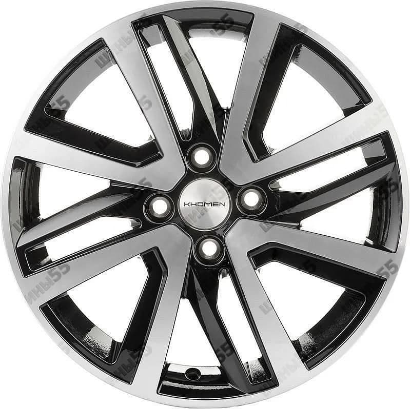 Диск Khomen Wheels KHW1609 (Nexia) 6x16 4x100 ET47 56,6 Black-FP