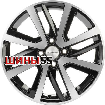Диск Khomen Wheels KHW1609 (Rio II/Solaris II) 6x16 4x100 ET46 54,1 Black-FP