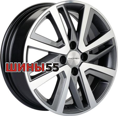 Диск Khomen Wheels KHW1609 (Rio II/Solaris II) 6x16 4x100 ET46 54,1 Gray-FP