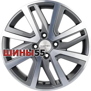 Диск Khomen Wheels KHW1609 (Stepway) 6x16 4x100 ET37 60,1 Gray-FP