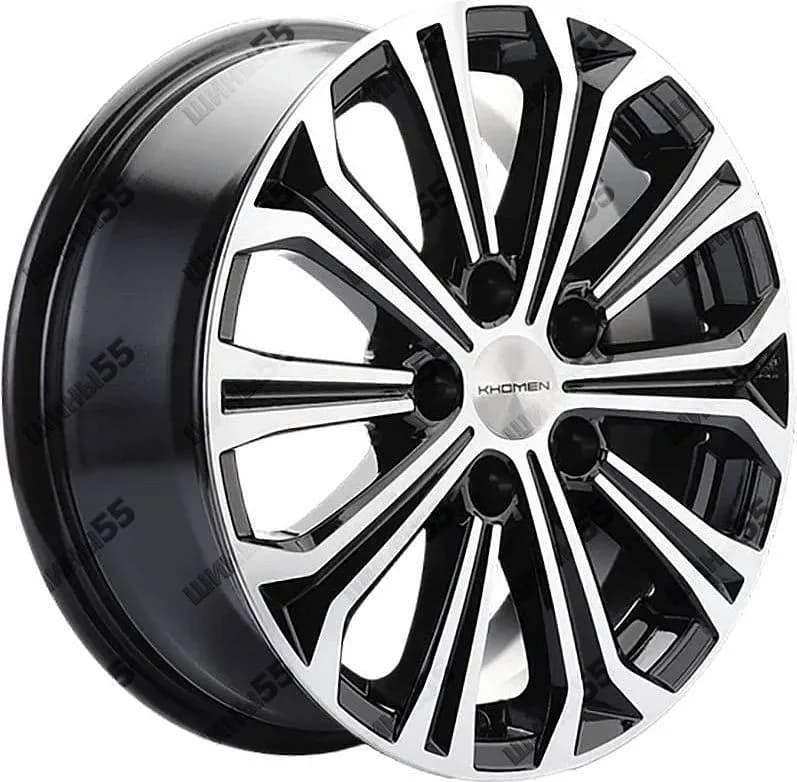 Диск Khomen Wheels KHW1610 (Chery Tiggo 3/Tiggo 3 Pro) 6,5x16 5x108 ET45 60,1 Black-FP