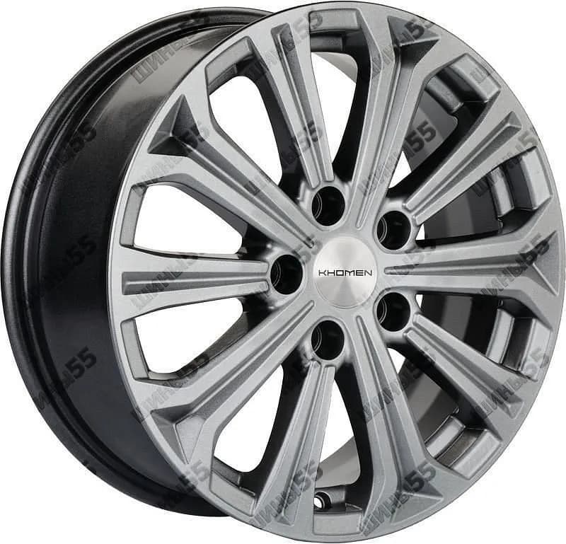 Диск Khomen Wheels KHW1610 (Fluence/Juke) 6,5x16 5x114,3 ET47 66,1 Gray