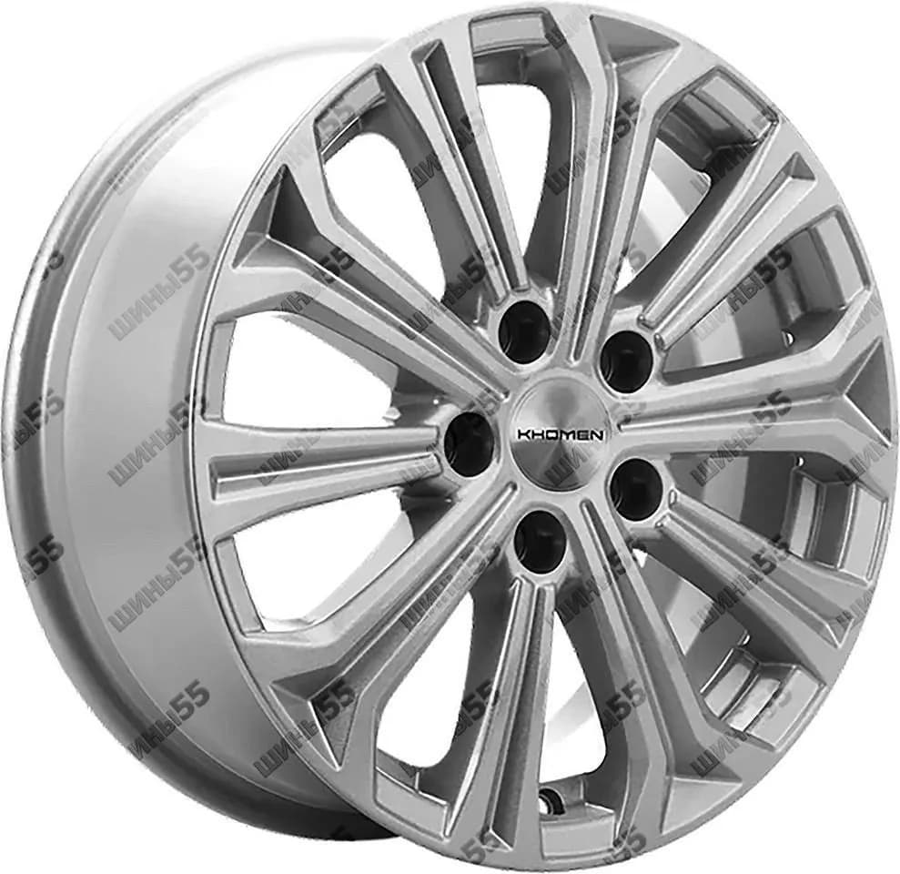 Диск Khomen Wheels KHW1610 (Huyndai/Kia) 6,5x16 5x114,3 ET43 67,1 F-Silver-FP