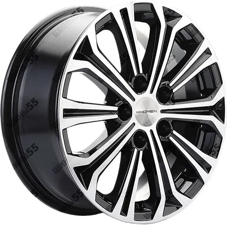 Диск Khomen Wheels KHW1610 (Toyota/Suzuki) 6,5x16 5x114,3 ET45 60,1 Black-FP