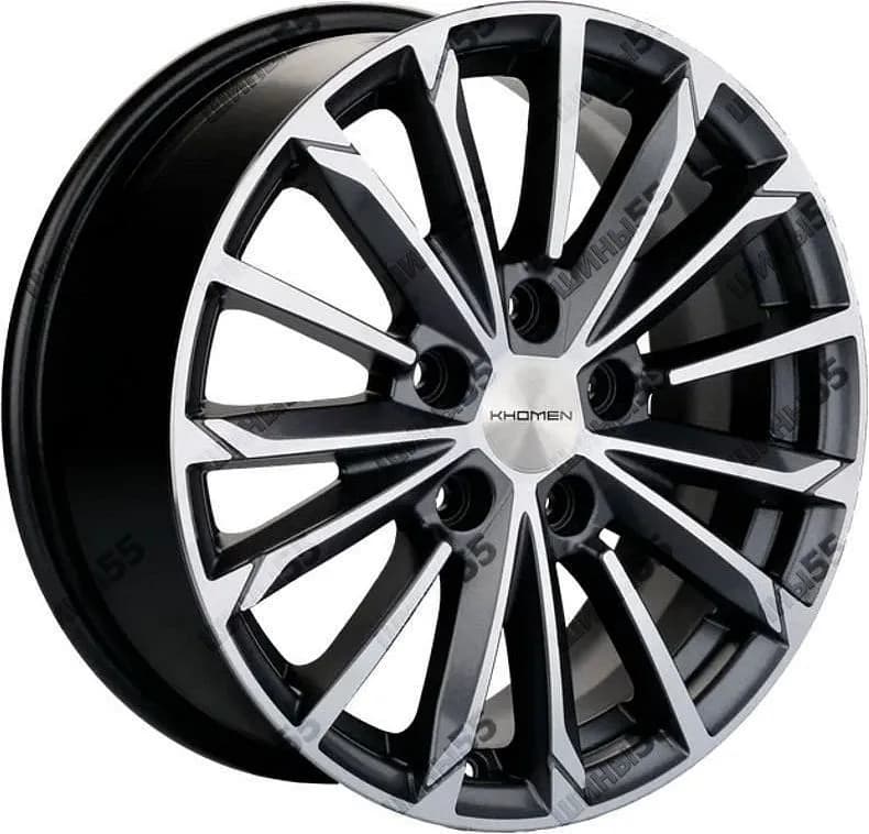 Диск Khomen Wheels KHW1611 (Actyon) 6,5x16 5x112 ET39,5 66,6 Gray-FP