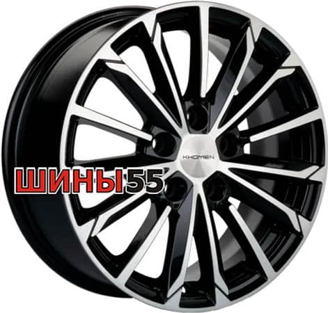 Диск Khomen Wheels KHW1611 (DFM 580) 6,5x16 5x110 ET45 67,1 Black-FP