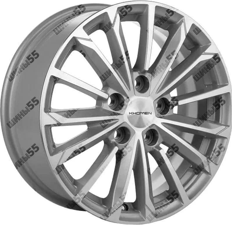 Диск Khomen Wheels KHW1611 (Toyota/Suzuki) 6,5x16 5x114,3 ET45 60,1 F-Silver-FP
